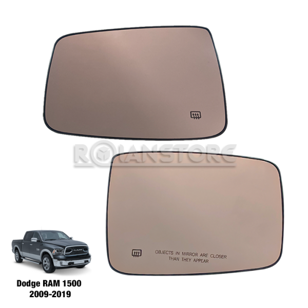 Luneta Espejo Retrovisor Dodge Ram 1500 09-19 Set Par LH RH