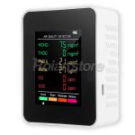 Monitor Calidad de Aire 6 en 1 HCHO TVOC PM2.5 PM10 CO CO2