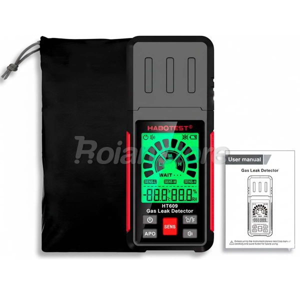 Detector Fugas de Gases Humedad Termometro Habotest Ht609