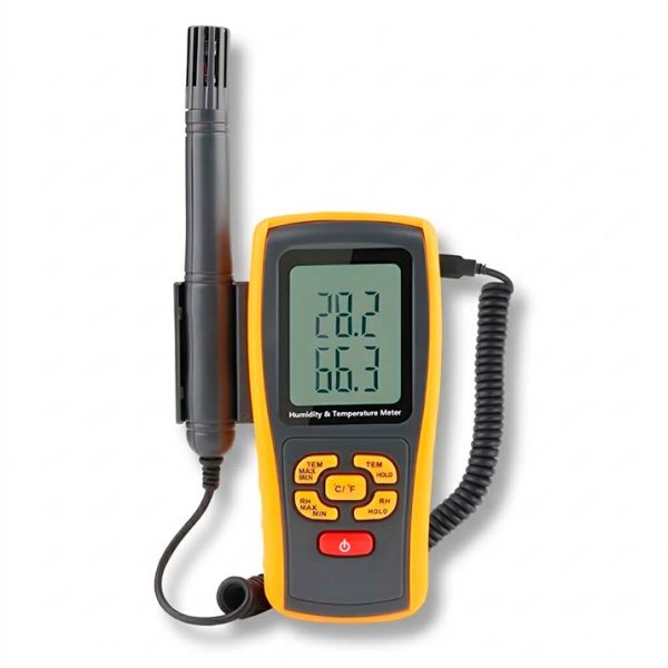 Medidor Industrial Humedad Higrometro Temperatura Sonda