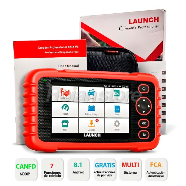 Scanner Automotriz Launch X431 CRP123x OBD2 Airbag ABS V3.0