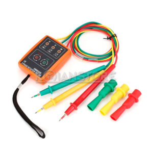 Probador Rotacion Trifasica 60V-600V Medidor Secuencia Fase