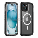 Carcasa Iphone 15 Plus Sumergible Waterproof Black Gray