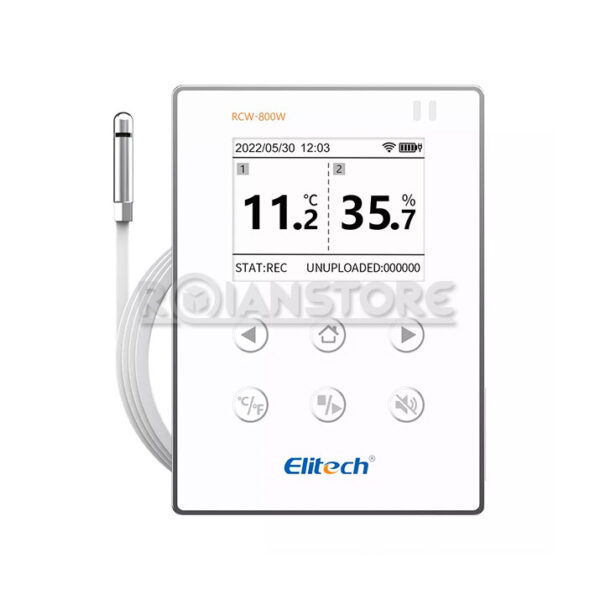 Registrador Temperatura Humedad RCW-800w Wifi Data Logger