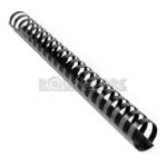 Anillo Plastico Negro 20mm 100 Unidades Capacidad 135 Hojas - Imagen 2
