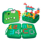 Juguete Kit Herramientas Niños Educativo 230 piezas 2D/3D