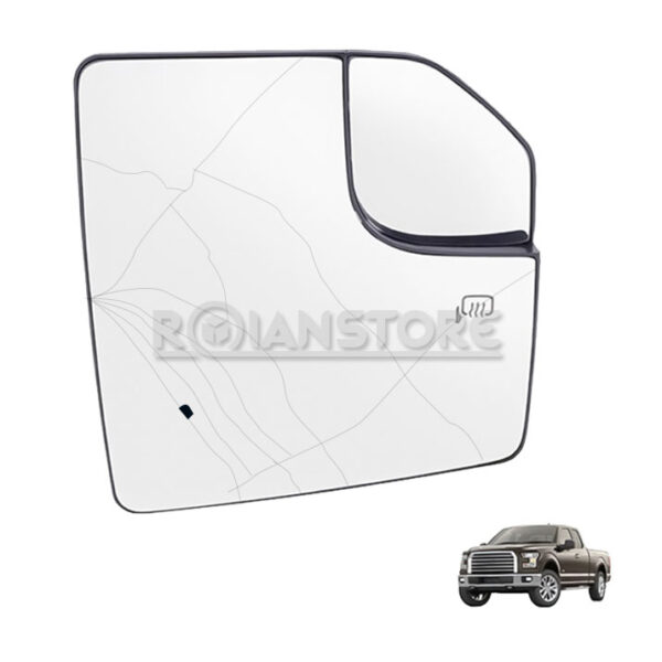 Luneta Espejo Retrovisor Ford F150 2015-2020 Der Con Detalle