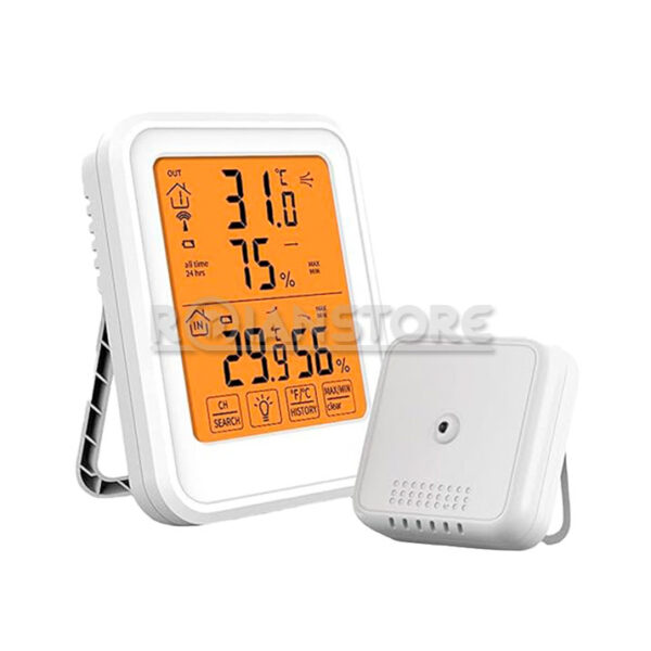 Sensor Medidor Temperatura humedad Int Ext Inalambrico