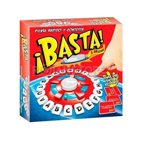 Juego De Mesa Basta Piensa Rapido Pulsacion Letras Familiar