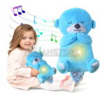 Peluche Nutria Celeste Relajante Compañera Respiracion 25cm - Imagen 7