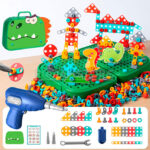 Juguete Kit Herramientas Niños Educativo 230 piezas 2D/3D - Imagen 8