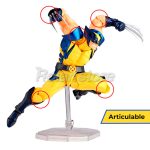 Juguete Figura Accion Wolverine Logan Xmen Articulada - Imagen 2