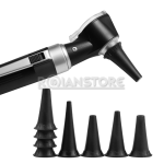 Kit Portatil Otoscopio Diagnostico Oido Luz Led Zoom x3 Azul - Imagen 3