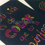 Pack Cartulina Hand Magica Arcoiris A4 80unid Raspa y Dibuja - Imagen 3