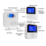 Termometro Digital 4 Canales HTI HT-9815 -200 A 1372 °C - Imagen 10