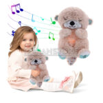 Peluche Nutria Beige Relajante Compañera Respiracion 25cm - Imagen 3