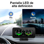 Inclinometro Digital M50 Monitor Voltaje Bateria Jeep SUV - Imagen 4