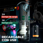 Masturbador Masculino Succion Vibracion Automatica Suave - Imagen 5