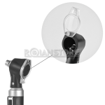 Kit Portatil Otoscopio Diagnostico Oido Luz Led Zoom x3 Azul - Imagen 4