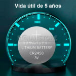 Bateria Pila Litio CR2450 3V Tipo Boton Pack 5 und - Imagen 8