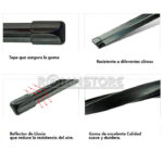 Plumillas Delanteras Parabrisas Mercedes Benz A CLA 16 - 18 - Imagen 9