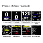 Tacometro Velocimetro HUD Obd2 Gps Pantalla Digital Auto - Imagen 10