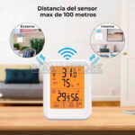 Sensor Medidor Temperatura humedad Int Ext Inalambrico - Imagen 4