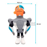 Juguete Peluche Ciborg 25 cm Teen Titans Go Dibujo Animado - Imagen 4