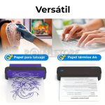 Impresora Termica A4 Portatil Bluetooth Con Rollo Papel Mod2 - Imagen 4