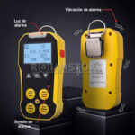 Medidor Multi Gases 4 en 1 CO O2 H2S Alarma BH-4A - Imagen 11