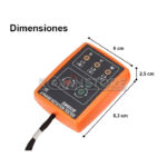 Probador Rotacion Trifasica 60V-600V Medidor Secuencia Fase - Imagen 6