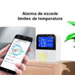 Reloj Sensor Ext. Temperatura Humedad Wifi Tuya Alexa Google - Imagen 6