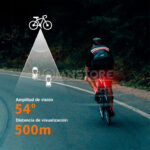 Luz LED Trasera Radar Bicicleta Impermeable IP64 Ciclismo - Imagen 6