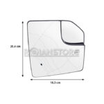 Luneta Espejo Retrovisor Ford F150 2015-2020 Der Con Detalle - Imagen 5