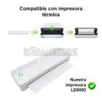 Rollo Papel Impresion Termica A4 Impresora A40/LD0802 8,3 M - Imagen 5