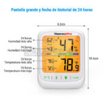 Sensor Temperatura humedad Bluetooth Inalambrico ThermoPro - Imagen 7