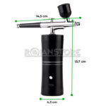 Aerografo Profesional Compresor Aire Portatil Usb Recargable - Imagen 13
