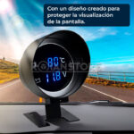 Reloj Digital Medidor Temperatura Agua Voltaje 36mm Pedestal - Imagen 6