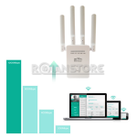 Repetidor Inalambrico Wifi Dual Band 2.4G / 5.8G 1200mbps - Imagen 3