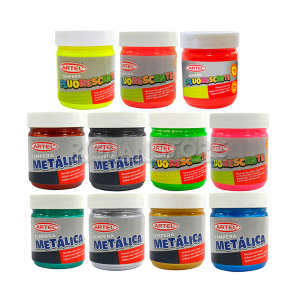 Pack Temperas Artel 50 unidades 100 ml, colores sujetos a disponibilidad