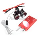Lupa Binocular Cirugia Dental Aumento 2,5/3,5x Luz LED Mod2 - Imagen 2