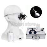 Lupa Binocular Cirugia Dental Aumento 2,5/3,5x Luz LED Mod1