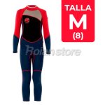 Traje Surf Neopreno Unisex Niños Talla M Azul Rojo - Imagen 3