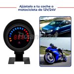Reloj Digital Medidor Temperatura Agua 36mm Pedestal LCD - Imagen 3