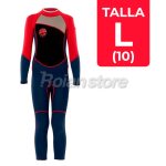 Traje Surf Neopreno Unisex Niños Talla L Azul Rojo - Imagen 3