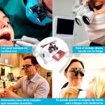 Lupa Binocular Cirugia Dental Aumento 2,5/3,5x Luz LED Mod2 - Imagen 5