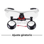 Lupa Binocular Cirugia Dental Aumento 2,5/3,5x Luz LED Mod2 - Imagen 6