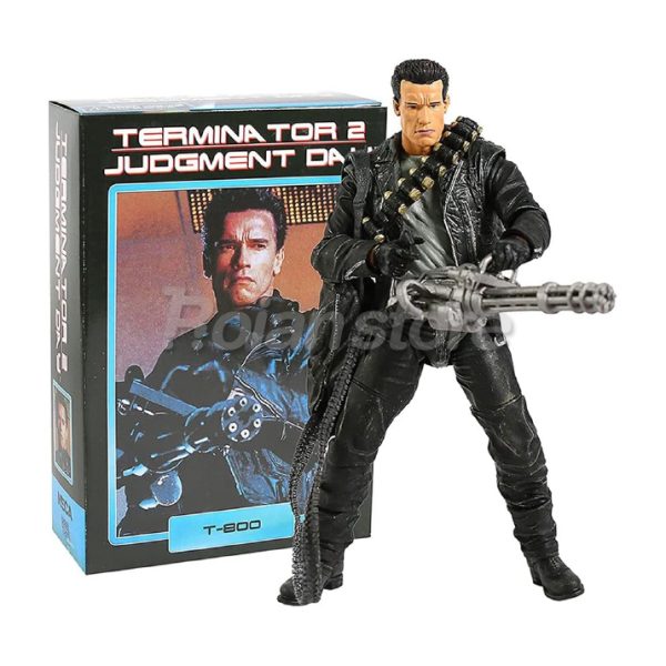 Juguete Figura De Accion Terminator 2 T-800 Schwarzenegger
