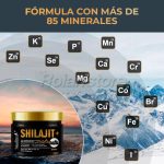 Suplemento Shilajit Dietetico Vegano 100% Organico 600 mg - Imagen 3