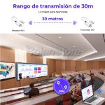 Adaptador Hdmi Inalambrico Transmisor Receptor 30mt PC a TV - Imagen 3